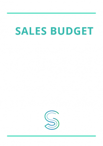 sales budget Module 3 Start up Course Sologix