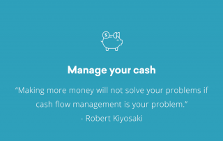 Manage your cash